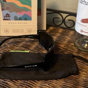 Native Glossy Black Sunglasses